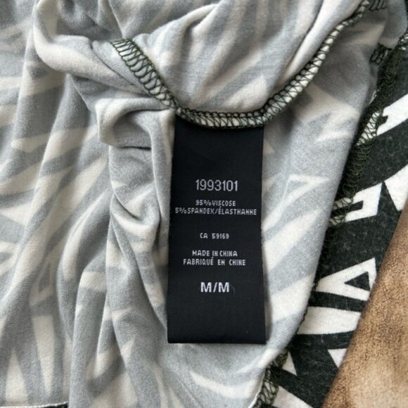 Mario Serrani Green Patterned Maxi Dress - Picture 11 of 11